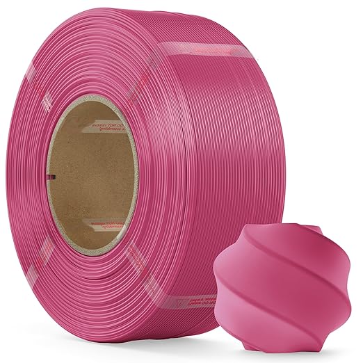 PLA Filament 1.75mm PLA 3D Printer Filament(Refill),1kg Refill for Reusable Spools(2.2lbs),Premium Quality 3D Printing Filament for Bambu lab 3D Printers,Pink