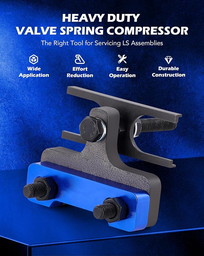 Orion Motor Tech LS Valve Spring Compressor Tool, Valve Spring Removal Tool Compatible with LS1 LS2 LS3 LS6 4.8 5.3 5.7 6.0 6.2 Engines, Automotive Valve Seal Adjustment Removal Installation Tool