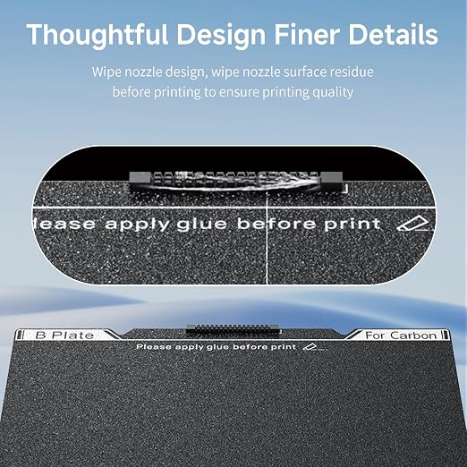 Official Creality K1C Build Plate 235x235mm Textured PEI Sheet with Nozzle Cleaner Flexible Spring Steel Magnetic Platform Plate for K1/K1C/K1 SE/Ender 3/3 V2/3 V3/3 V3 KE/3 V3 SE/3 Neo/3 V2 Neo