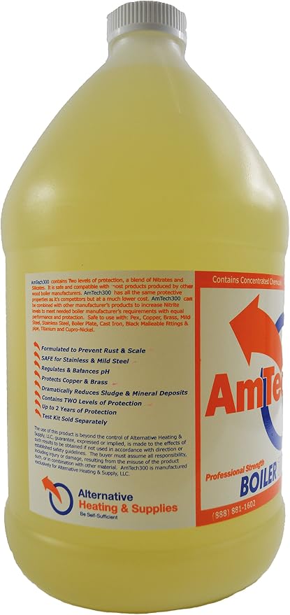 AmTech300 - Boiler Treatment Professional Strength (Rust Inhibitor For Outdoor Wood Boilers)