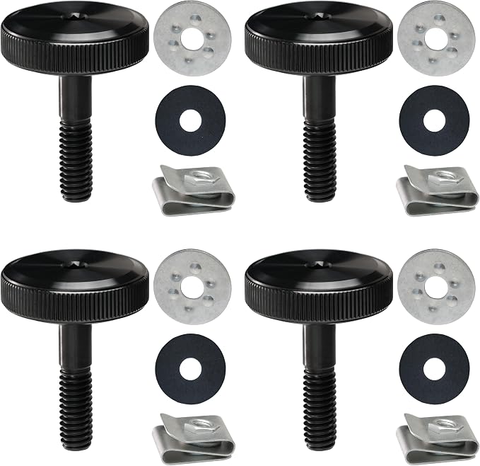 FENRIR Motorcycle Saddlebag Locks Security Bolt Knobs Fasteners Hardware Kit 304 Stainless Steel For Harley Davidson 1993-Now Touring Electra Glide Road Glide Road King Street Glide Ultra Limited