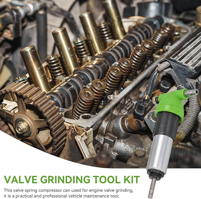 Universal Valve Grinding Tool, Air Engine Valve Grinder Pneumatic Engine Valve Lapping Grinding Tool Kit for Automobile Repairing