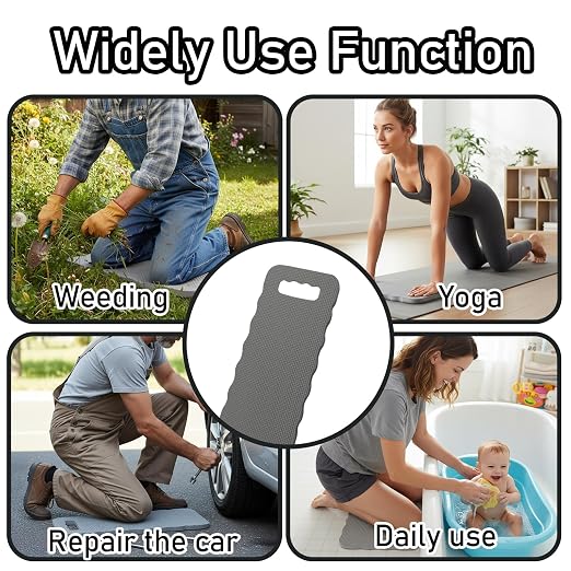 20 Pcs Garden Kneeling Pad, 15.4 x 6.7 Inch, Grey | Waterproof, Comfortable Foam kneeling pad, Stain Resistant, for Gardening, Yoga, Baby Bath, Praying and Exercise