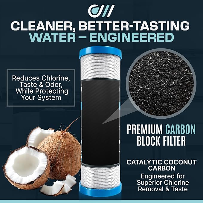 Reverse Osmosis Replacement Filter Kit 10 Inch 3 Stage Under Sink Water Filter – Oasis Water Technologies RO Essentials Kit – Fits APEC ROES-50 RO-45 RO-90 and iSpring RCC7