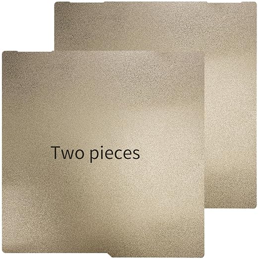 2 Packs Upgraded 430x430mm for Kobra 3 Max Build Plate PEI Bed Double Side Textured PEI Spring Steel Magnetic Platform for Anycubi Kobra 3 Max 3D Printer.