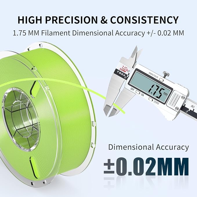 RAMBERY PLA+ 3D Printer Filament, Purple/Green/Bright Green/Skin, 4KG | PLA Plus Filament Bundle Toughness Upgraded, 1.75MM, Fit Most FDM Printers, 1KG X 4 Spools