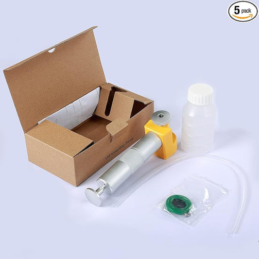 Oil Extractor, Multi-Use Siphon Fuel Transfer Pump Kit，oil sampling pump kits，include tube，bottle，O-rings