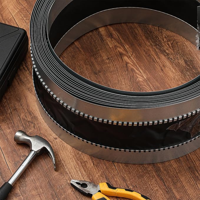 Zonon 6 x 50 ft Vinyl Flexible Duct Connector Canvas Duct Connector Roll for Dryers Range Hoods HVAC Kitchen and Other Household Scenarios