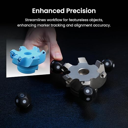Revopoint 28 Pieces 3D Marker Block Kit for 3D Scanning, 3D Scanning Markers for 3D Scanners, 3D Tracking Dots for Preventing Tracking Loss and Enhance Accuracy, Magnetic 3D Reference Point Marker