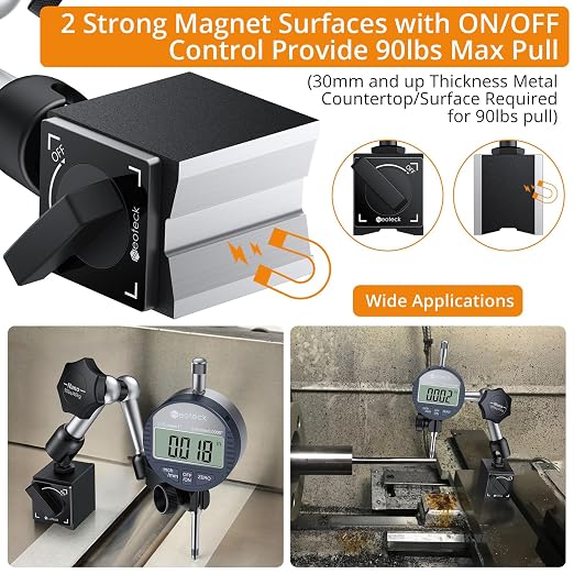 Neoteck 1" Digital Indicator Table Saw Gauge + 1" Digital Indicator Set