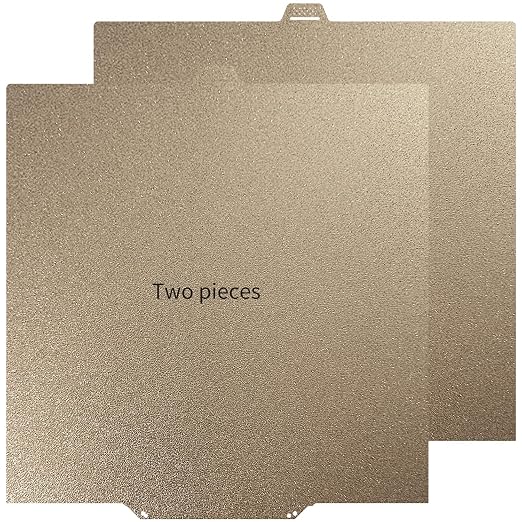 Upgraded 2 Packs 280x280mm Q2 PEI Build Plate for Qidi Q2 Combo PEI Printed Bed, Double-Sides Textured PEI Build Plate Spting Steel Platform for Ender 7,Qidi X Plus 3 3D Printer.