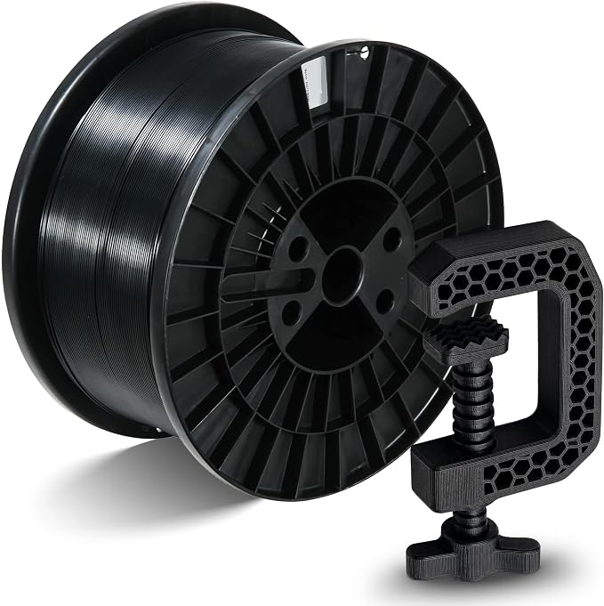 Polymaker PLA PRO Filament 1.75mm 5kg, Tough & High Rigidity Black 3D Printing Filament, PolyLite PLA PRO High Speed, Print with Most 3D Printers