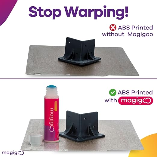 Magigoo - MO2016 All-in-One 3D Printer Adhesive Glue - ABS, PLA, PETG, HIPS, and TPU Flex Filament on Glass, PEI, Buildtak, Kapton - 3D Printing Accessories, Supplies, and Materials (50mL)