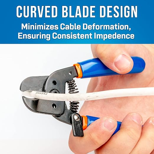 Jonard Tools JIC-500 Compact Cable Cutter for Twisted Pair Network Cables, CAT5, CAT5e, CAT6, CAT6A