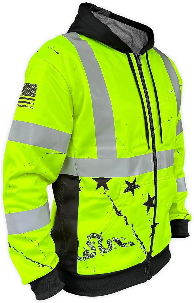 SafetyShirtz SS360 ANSI Class 3 Type R Graphic Hoodie