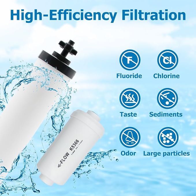 Gravity Water Filter Replacement for Berkey® BB9-2 & PF-2® Fluoride Filters | Combo Pack for Berkey Gravity Water Filter System