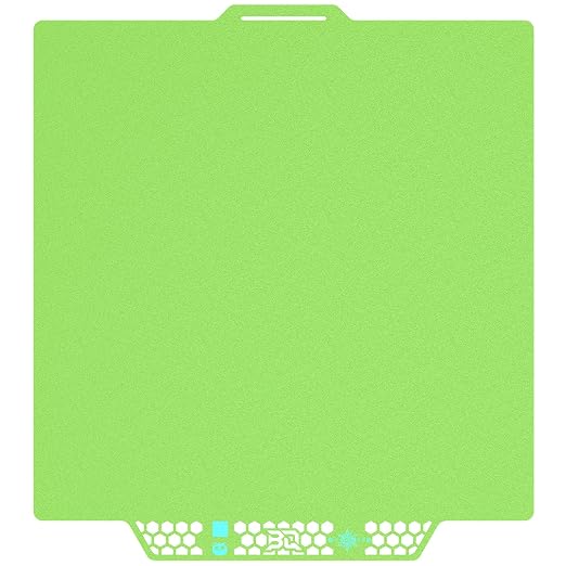 BIQU CryoGrip Pro Glacier Build Plate for Bambu-Lab X2D P2S P1S P1P X1C X1E A1 3D Printers, Firm Adhesion, Double-Sided Spring Steel Sheet, 257x257mm, Green
