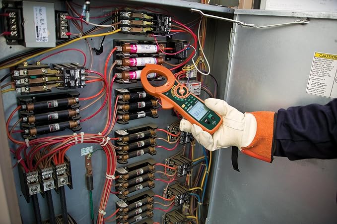 Extech MA1500: 1500A True RMS AC/DC Clamp Meter + NCV | 1500A AC/DC, True RMS, 0.7in jaw, variable frequency control (VFC), low pass filter, NCV, relative