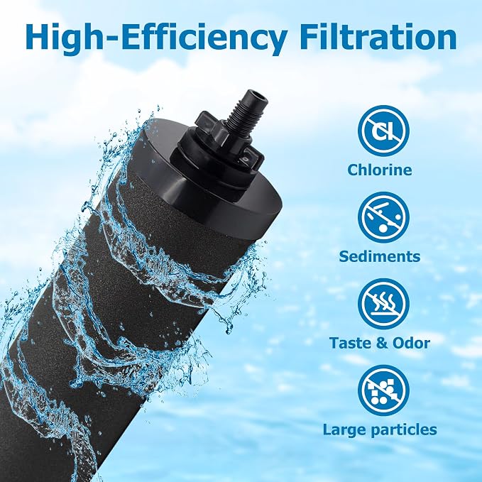 Gravity Water Filter Replacement for Berkey® BB9-2 & PF-2® Fluoride Filters