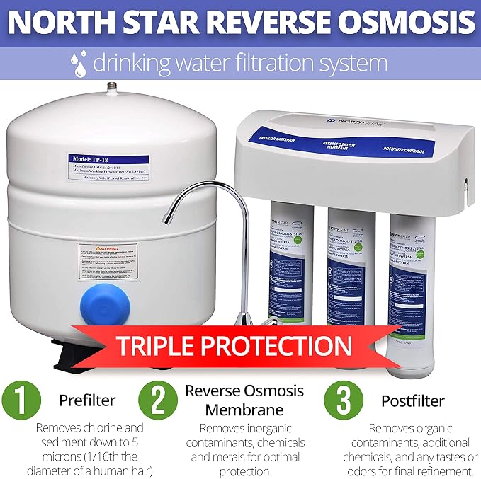 NROPF4 Filter Set (7287506 Replacement) - Northstar Reverse Osmosis Pre and Post Filters with Filter Change Reminder Tag - NROPF4 Replaces Discontinued 7287506 - Authentic NorthStar Filters