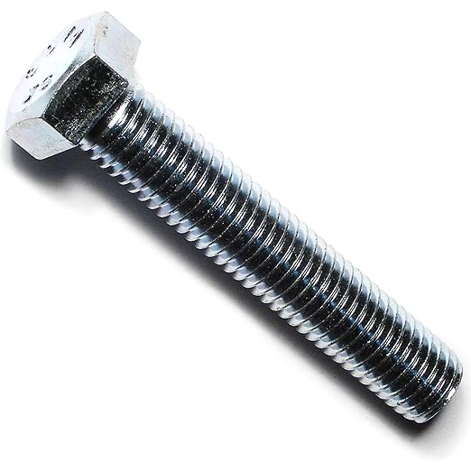 Hard to Find Fastener Tap Hex Bolts, Durable Corrosion-Resistant Steel Hex Head Bolt for Home Improvement, DIY, Construction, 5/8-11 x 3-1/2, Pack of 25