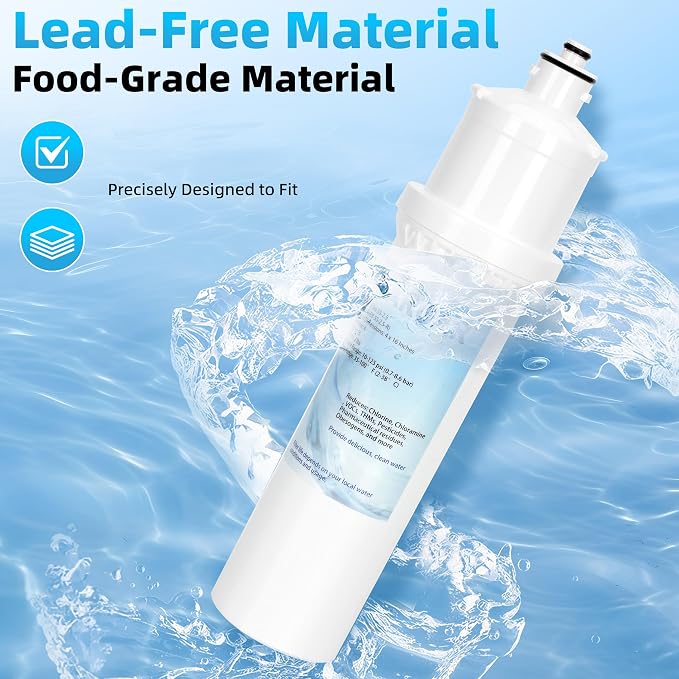 Water Filter F.SET.SS-2.5, Replacement for Max Flow® Water Filter SS-2.5, Model SS-2.5 Reduces Chlorine, Compatible with EWS® SS-2.5 Water Unit, Install Directly On Faucet, 10,000 Gal 2-PACK