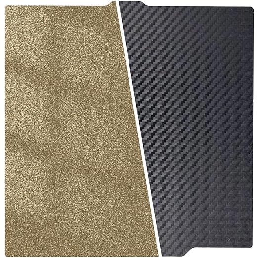 Build Plate for ELEGOO Centauri Carbon Build Plate 260x271mm, Dual-Sided PET PEI Magnetic Spring Steel Bed CC/CC2 Plate, High-Temp Resistant Printing Surface for ELEGOO CC/CC2 3D Printer