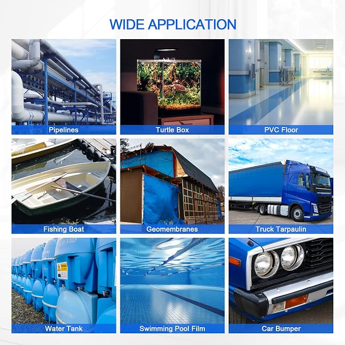 Hot Air Plastic Welder 1600W Plastic Welding Roofing Kit 110V, Vinyl PVC TPO Welding Handheld Plastic Hot Air Heat Gun Welding Torch with Various Nozzles