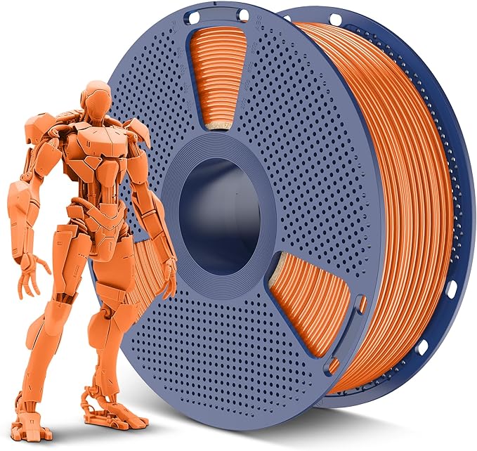 SUNLU ABS Filament 1.75mm,Sunny Orange,1kg | 3D Printer Filament,Highly Resistant Durable,Heat Resistance,Excellent Toughness,For 99% FDM 3D Printers.