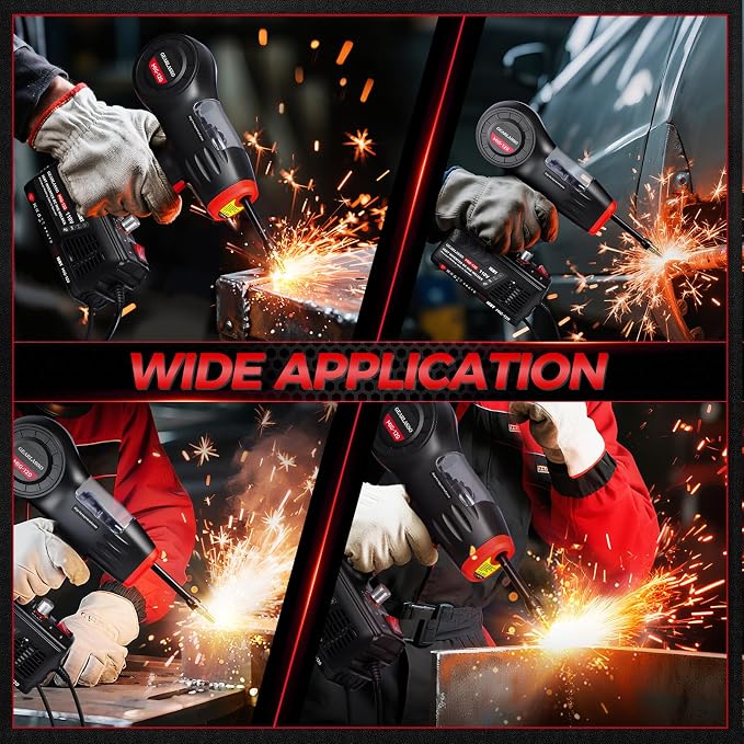 Handheld MIG Welder Machine 110V, 20-120A Flux Core Portable Welding Machine Portable Flux MIG Welding Machine Gasless MIG Welding Equipment