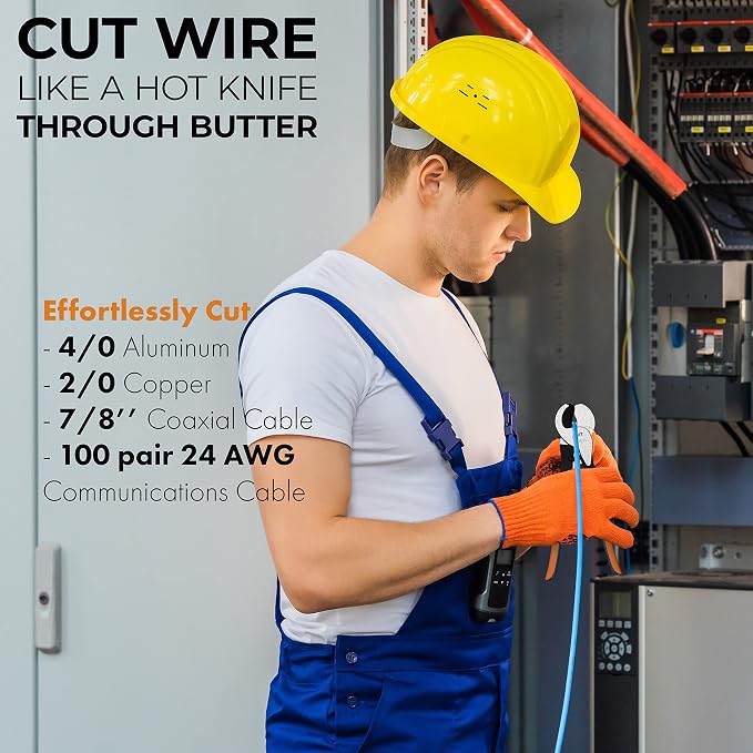 AMERICAN MUTT TOOLS Copper Wire Cable Cutter and Steel Wire Rope Cutter