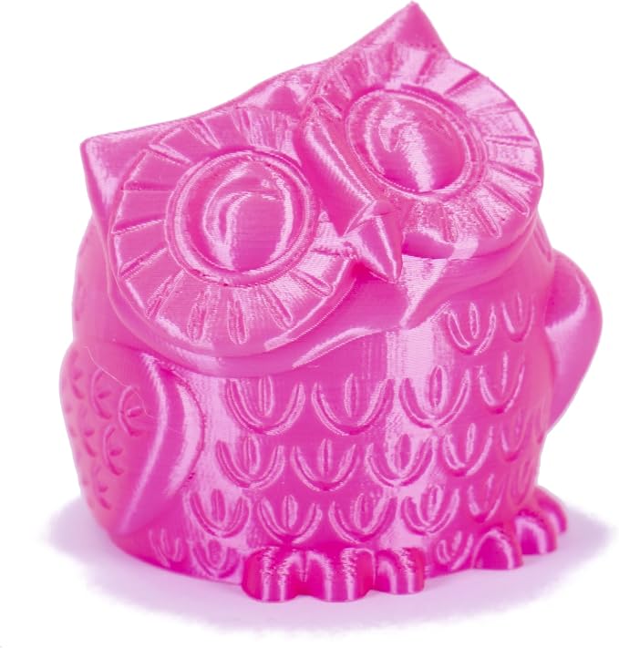 Prusament Premium PLA Ms. Pink 1.75mm 970g 3D Printer Filament | PLA filament with ±0.02 mm precision, low warping, and reliable, tangle-free printing for beginners and professionals.