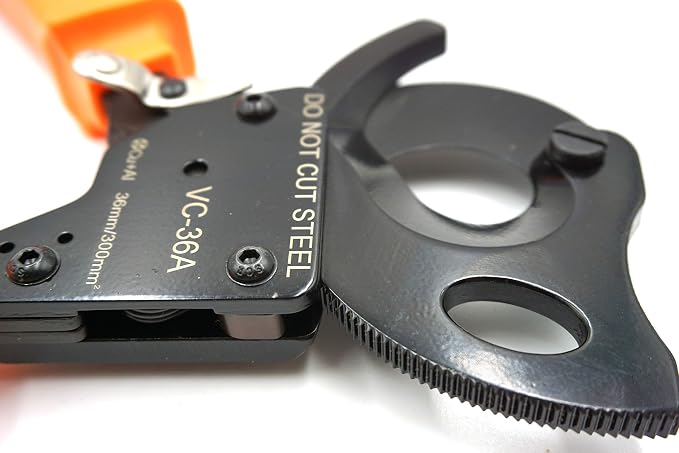 Ratchet Cable Cutters,Aluminum Copper Wire Cutters for Cutting electrical wire as Ratcheting Wire Cut Hand Tool (300mm2)