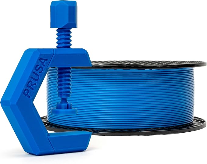 Prusament Premium PETG Sky Blue 1.75mm 1kg 3D Printer Filament | PETG filament with ±0.02 mm precision, low stringing, strong layer adhesion, and reliable tangle-free printing.