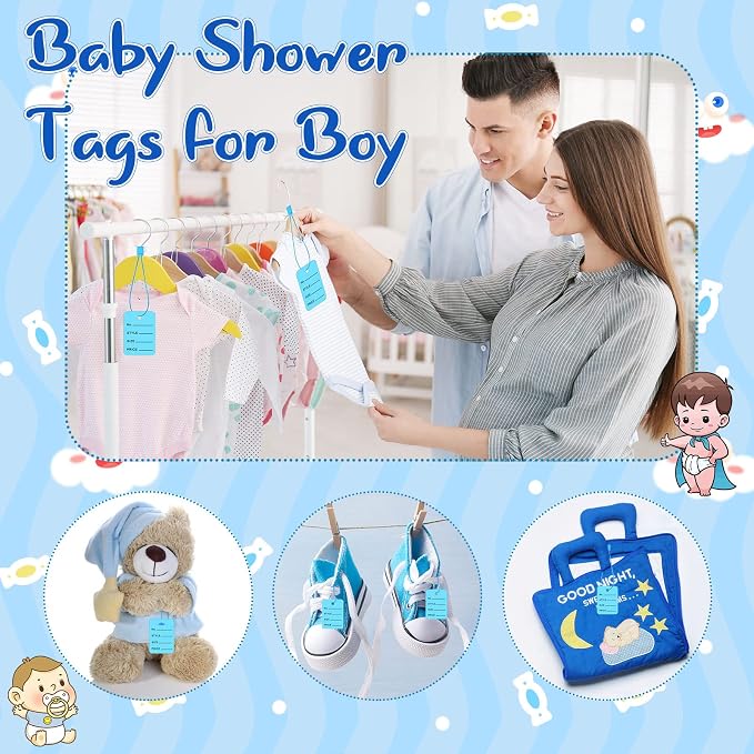 Chumia 3576 Pcs Tagging Guns for Clothes Labels Attacher Stitch Guns for Clothing with 3000 Barbs, 5 Needles and 100 Price Tags, Sewing Kit for Retail Stores, Garage Yard Sales(Sky Blue)