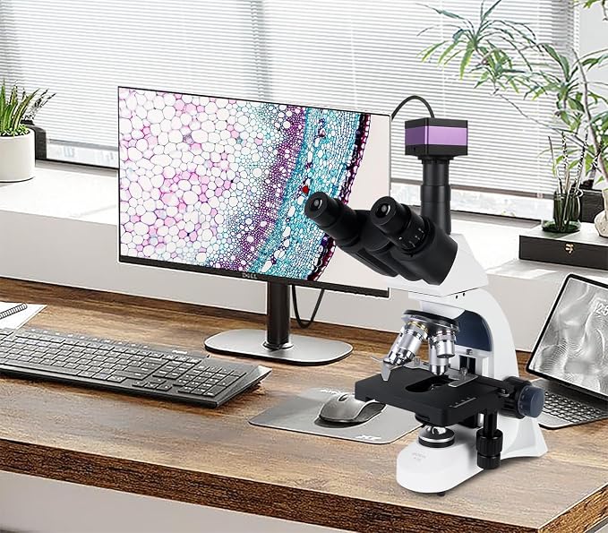 2K HD Microscope Camera with Real-Time Imaging – 2688 x 1520 Resolution, High-Definition USB Digital Camera for Still Photos and Live Video Capture