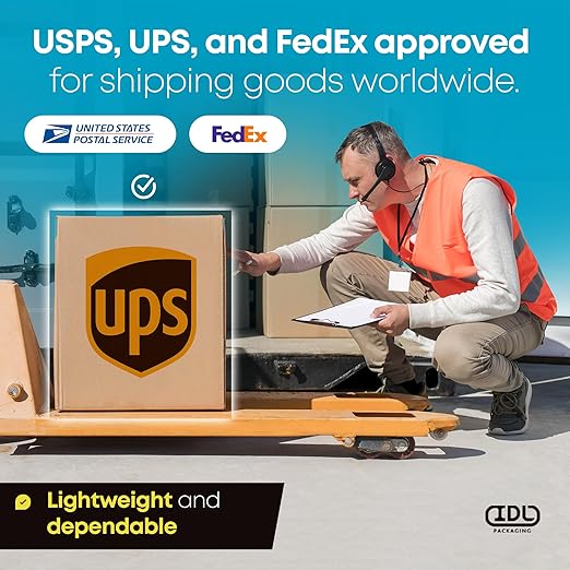 Small Cube Moving & Shipping Boxes 9"L x 9"W x 9"H (25-Pack) - Extra Strength 200 lb vs Regular - USA-Made Corrugated Packing Boxes for USPS/UPS/FEDEX - Moving Box - Small Packing Box by IDL Packaging