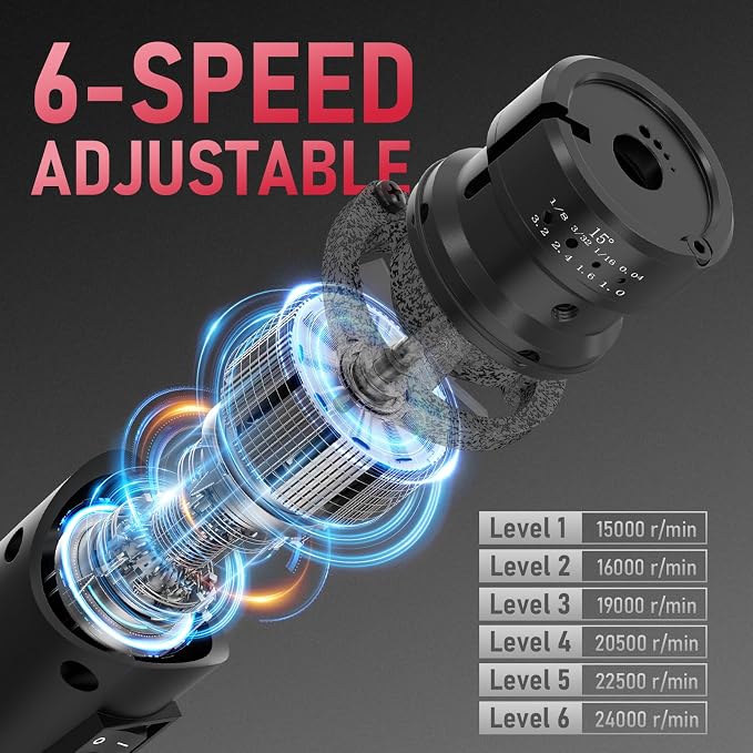 YESWELDER Tungsten Electrode Sharpener Grinder with Acrylic Dust Cover For TIG welding, Handheld Electric, 110V TIG Welding Rotary Tool With Flat Grinding Block & Cut-Off Slot, 4 Sizes 3 Angles