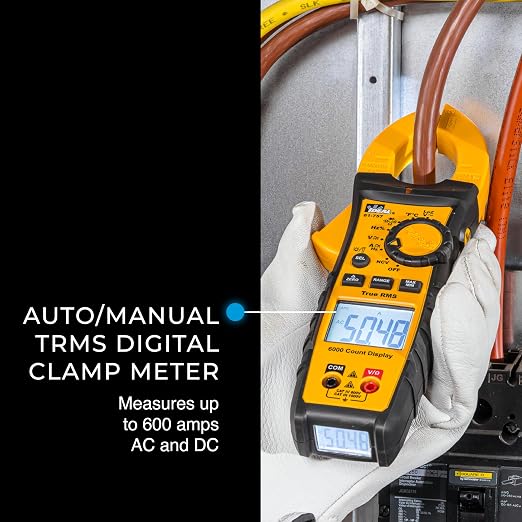 Ideal 61-757 - 600A AC/DC TRMS TightSight Clamp Meter