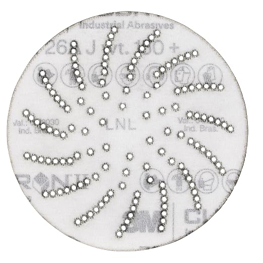 3M Cubitron II Stikit Cloth Disc 726A, 80+ J-Weight, 5 in x NH, Die 500X, 50/Carton