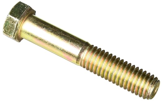 Hard-to-Find Fastener 014973252915 Coarse Hex Cap - Grade 8, 7/16-14 x 2-1/2, Piece-5,Yellow