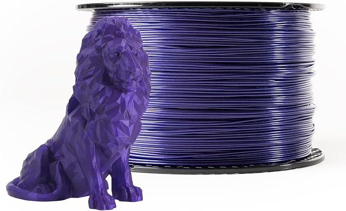 Prusament Premium PLA Galaxy Purple 1.75mm 2kg 3D Printer Filament | PLA filament with ±0.02 mm precision, low warping, and reliable, tangle-free printing for beginners and professionals.