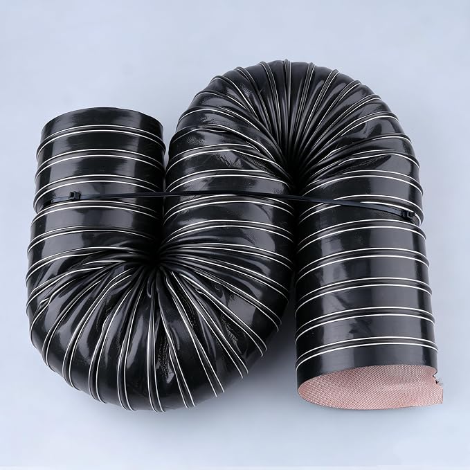 AC PERFORMANCE 4" ID Automotive Silicone Flexible Brake Cooling Air Ducting Induction Intake Pipe Hose, Length 1 Meter (3.3 Feet), Black