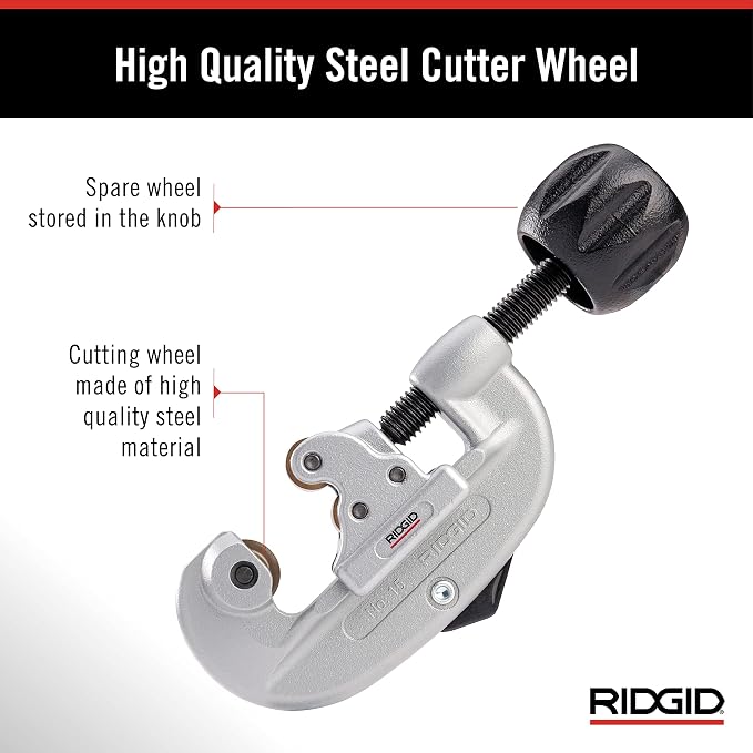 Ridgid 32920 model 15 Screw Feed Tubing Cutter, 3/16" To 1-1/8" Tube Cutter
