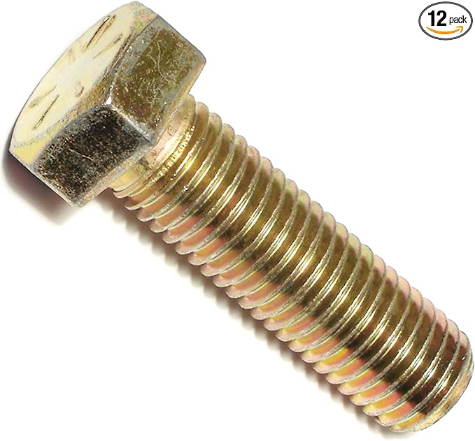 Hard-to-Find Fastener 014973255091 Grade 8 Coarse Hex Cap Screws, 3/4-10 x 2-1/2, Piece-12