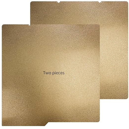 Upgraded 2 Packs 264x276mm for Kobra S1 Combo Build Plate PEI Double Sided Textured Flexible Spring Steel Printed Bed for Anycubic Printer Accessories Replacement