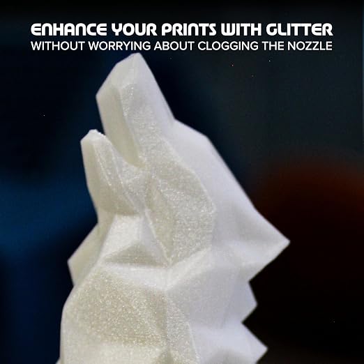 Polymaker Panchroma Celestial PLA Filament 1.75mm for 3D Printer, White | Neatly Wound Glitter PLA for Easy Print & Smooth Feeding, Compatible with Bambu Lab & Most 3D Printers