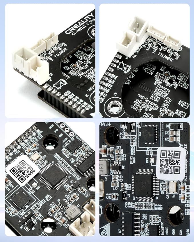 Creality Official Upgrade K1C/K1 SE/K1 MAX Hotend Adapter Plate, OEM PCB Nozzle Adapter Toolhead PCBA Board Replacement & Upgrade Kit, Compatible with K1/K1 Max/K1C/K1 SE