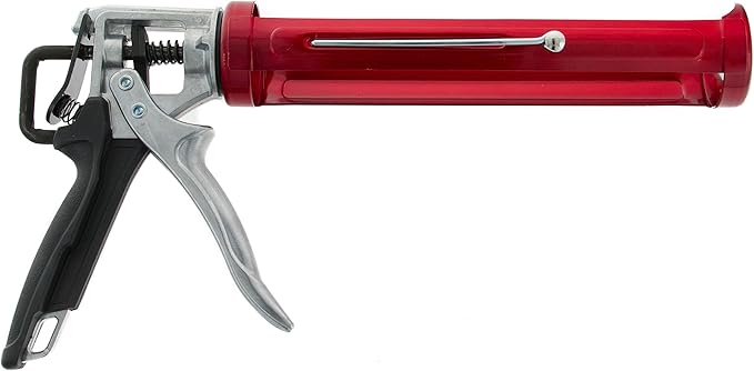 Tajima CNV100SP Convoy Super 12" Caulk Gun, Black/Red