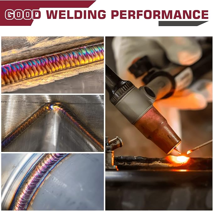 ARCCAPTAIN TIG Welding Tungsten Electrode 10-Pack 1/16"x 7"(Green - Pure Tungsten, WP, EWP)